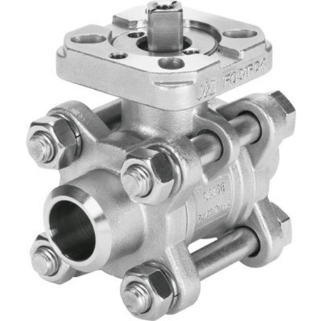 FESTO Ball Valve VZBA-3/8"-WW-63-T-22-F0304-V4V4T VZBA-3/8"-WW-63-T-22-F0304-V4V4T